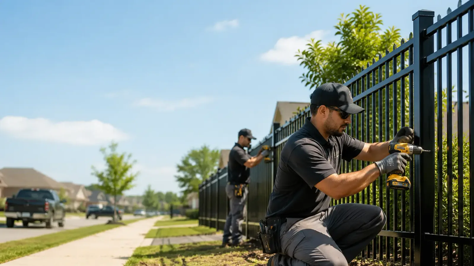 Metal Fence Installation in Chalmette, LA